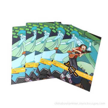 fashion design cheap thick hardcover childrens comic book printing
